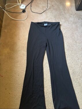H&M Black Women's Boot-Cut Flare Pants